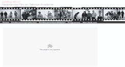 Desktop Screenshot of 2010.filmacademie.nl