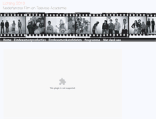 Tablet Screenshot of 2010.filmacademie.nl